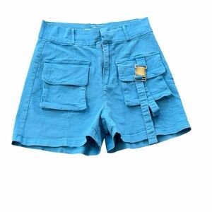 Muy Muy High Waisted Utility/Cargo Shorts
